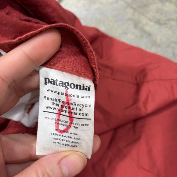 Patagonia Men's Lightweight All Wear Shorts Red Sz 35 Outdoor Casual Gorpcore - Picture 5 of 10